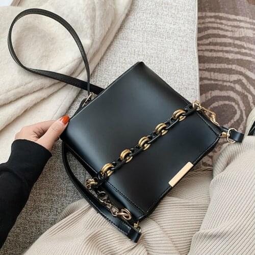 2021 Women Fashion PU Leather Handbag Women Casual Bucket Bag Female Large Shoulder High Quality Hand Bag Ladies Designer