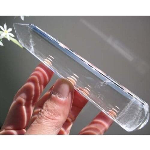 24 Sided A+++ VOGEL Style Natural Clear QUARTZ CRYSTAL POINT Healing 136g