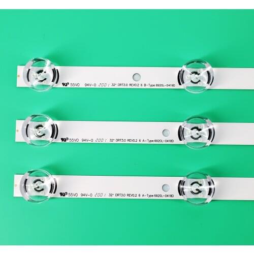 3 x LED backlight Strip for LG 32"TV innotek drt 3.0 32 LGIT drt3.0 WOOREE A/B UOT 32MB27VQ 32LB5610 32LB552B 32LF5610 lg32lf560