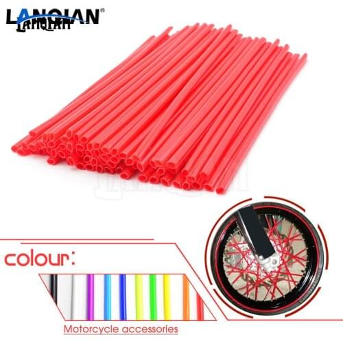 72pcs Universal Motorcycle Dirt Bike Wheel spoke skins cover For 65 85 105 150 200 250 300 350 450 505 525 XC XC-F XC-G EXC