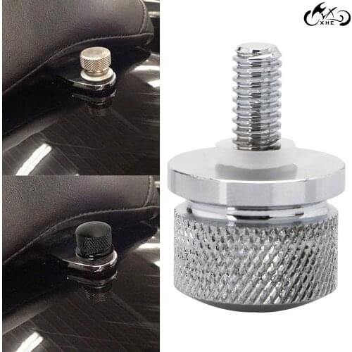 Motorcycle Billet Aluminum Chrome Seat Mount Bolt Screw Cap Fit For Harley Electra Road Glide Sportster 883 1200 Fatboy Softail
