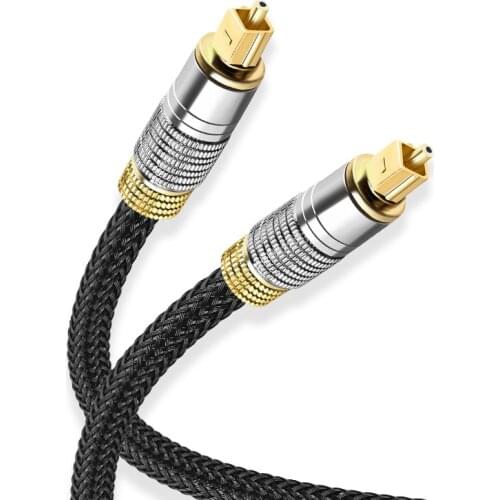 HIFI 5.1 Digital SPDIF Fiber Toslink Optical Audio Cable For TV Box PS4 Speaker Wire Soundbar Amplifier Subwoofer 1m 2m 5m 10m