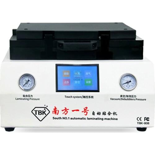 TBK-808 LCD Touch Screen Repair Automatic Bubble Removing Machine OCA Vacuum Laminating Machine