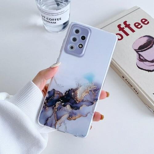 Watercolor Clear Shockproof Cover For Samsung Galaxy A72 A52 Case Painting Case For Samsung A82 A32 A12 A72 A52 5G Coque Funda