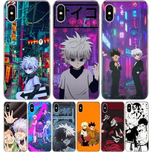 Anime Hunter x Hunters Cover Phone Case For Iphone 11 12 Mini Pro 7 6 X 8 6S Plus XS MAX + XR 5S SE 10 9 Art TPU Coque Capa Shel