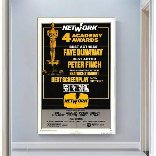 CP1059 Network (2) Classic Hot Movie Print Silk Fabric Poster Indoor Wall Art Decor Gift