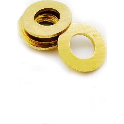 M2 M2.5 M3 M4 M5 M6 M8 M10 Brass flat washer shim Copper gasket Flat Washer Thickness 0.4/0.5/0.8/1/1.2mm