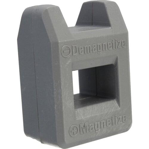 Screwdriver Magnetizer Degaussing Demagnetizer Magnetic Practical Pick Up Tool Color:Gray Dropshipping