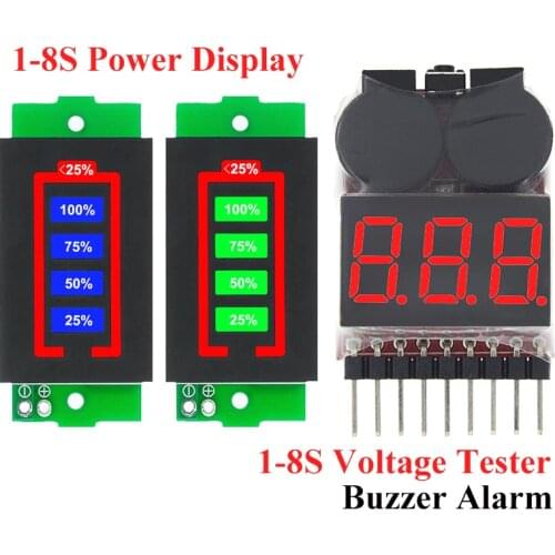 1S-8S 1S/2S/3S/4S Single 3.7V Lithium Battery Capacity Indicator Module 4.2V Electric Vehicle Battery Power Tester Li-ion
