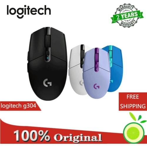 Logitech G304 Wireless Mouse 6 Programmable Buttons USB Wireless Mouse HERO Sensor 12000DPI Adjustable Gaming Optical Mice