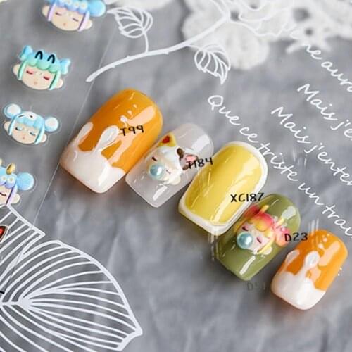 Back Glue Nail Pearl Sticker 3D Effect Mini Beauty DIY Nail Art Decoration Manicure Accessory for Makeup