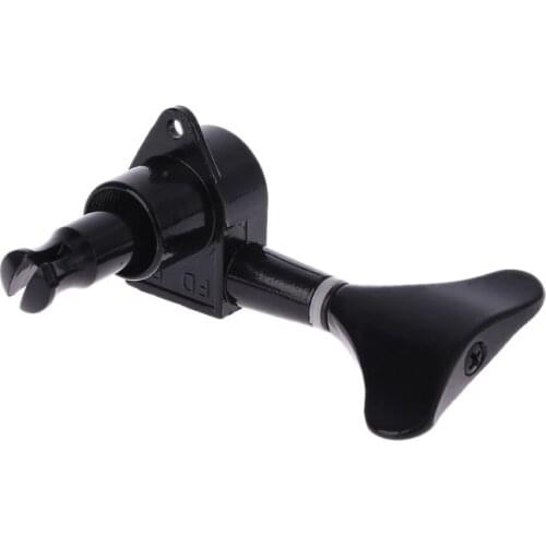 New Guitar Sealed Tuners Tuning Pegs Machine Heads 2R2L For 4 String Bass Black