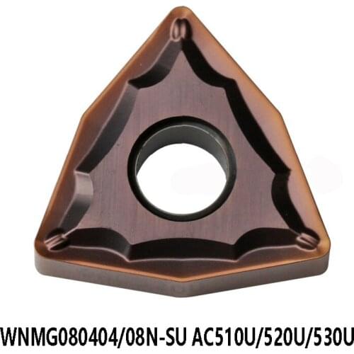 Original WNMG080404N-SU WNMG080408N-SU AC520U AC510U AC530U Carbide Inserts WNMG080404 WNMG080408 Lathe Cutter Turning Tools