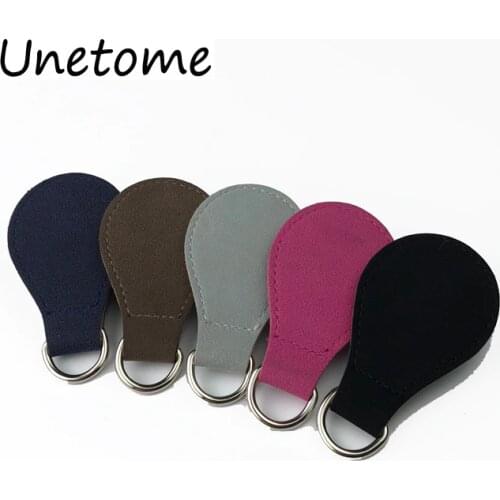 DIY 4pcs Solid cashemere PU Leather Handles Drop for Classic Mini O Bag Obag handbag hand bag