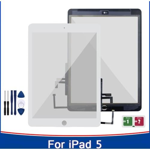 New For iPad Air 1 iPad 5 Touch Screen Digitizer Sensor Glass Touch Panel Replacement A1474 A1475 A1476 touchscreen
