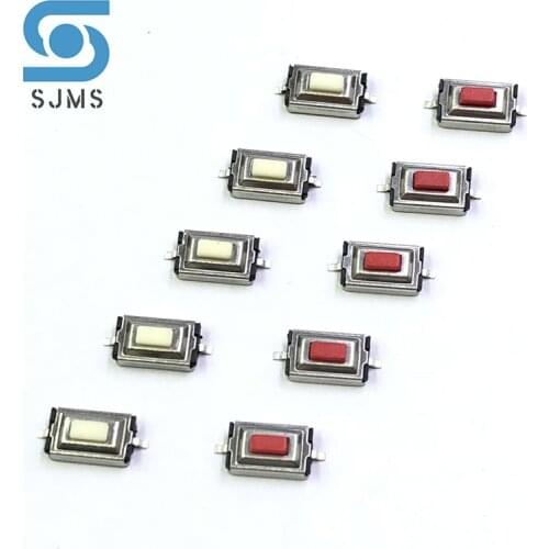 20pcs/lot Tact Touch Micro Switch 3X6X2.5 Tactile Push Button Switch 3*6*2.5 mm SMD 2 Pin Self-reset Momentary For MP3 MP4