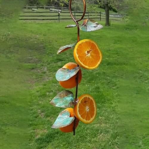 Outdoor hanging Bird Fruit Feeder Creative Fruit Food Holder Garden Feeding Tool Bird Supplies for home Garden decoration