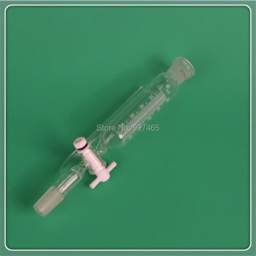 50ml Constant Pressure Funnel,Separatory Funnel Constant Pressure with PTFE stopcock and scale,19/26 joint