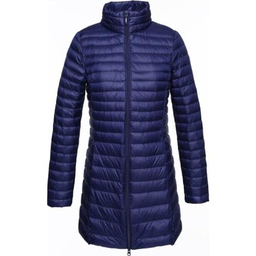 Women Winter Casual Ultra Light Long Down Jacket Women Winter Slim Down Jacket Women Big Size Coats Long Coat