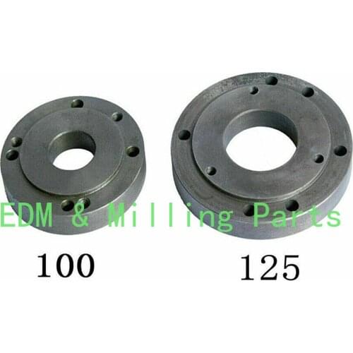 1X CNC Lathe Machine Tool Part Lathe Back Plate Connection Plate 100mm Or 125mm Suitable For WM180V / WM210V And WM210V-G Lathes