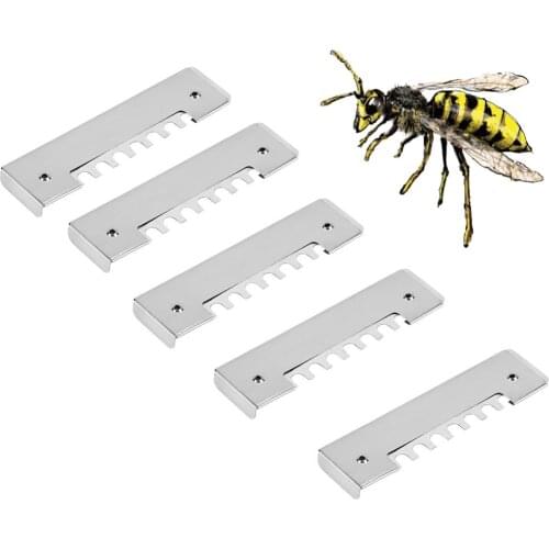 5Pcs Apiculture Bee Anti-Escape Bee Box Bee Hive Door Cage Flight Gate Entrance Beehive Beekeeping Equipment Tools For Beekeeper