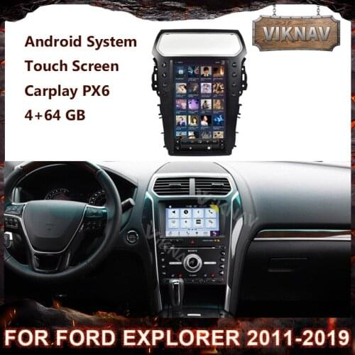 13.6 inch For ford Explorer Android multimedia Car Radio For ford Explorer 2011-2019 GPS Navigation Stereo autoradio Head Unit