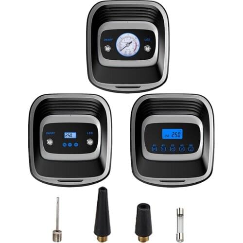 Dual Tire Pressure Car Air Compressor 25-Cylinder Digital Display Car Air Pump 12v Portable Car Inflator For Motorcycle Bicycle