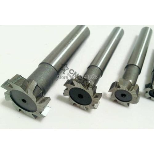 Free Shipping 4pcs/set 16mm Straight shank T cutter superhard T T slot cutter cnc milling machine tool 16mm*,3mm, 4mm ,5mm,6mm