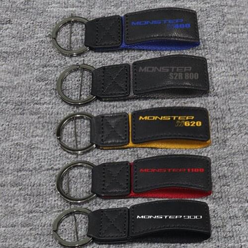 3D Key Holder Chain Collection Keychain For Ducati MONSTER M400 S2R 800 M620 1100 900 Motorcycle Key