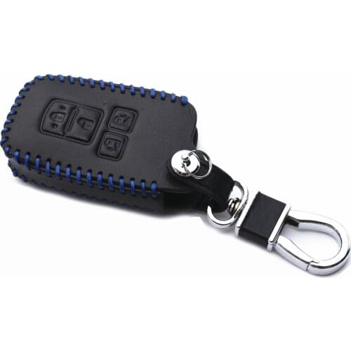 JY Genuine Leather Remote Key Bag Car Smart Key Case Cover Accesories For Toyota Sienta 170 2015-2017