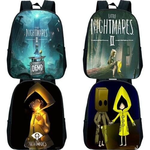 Children Little Nightmares Kindergarten Backpack Students Cartoon Rucksack Kids Anime School bag Boys Girls Mini Bookbag Mochila