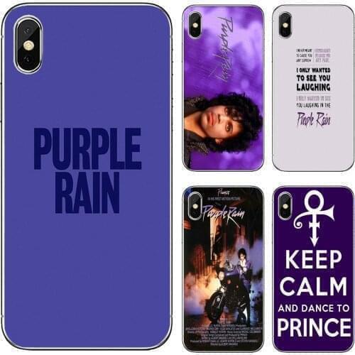 For Samsung Galaxy J5 J6 J7 J8 J1 J2 J3 J4 Plus 2018 Prime 2015 2016 2017 best-songs-Purple-Rain-Prince-Poster Soft Shell Cover