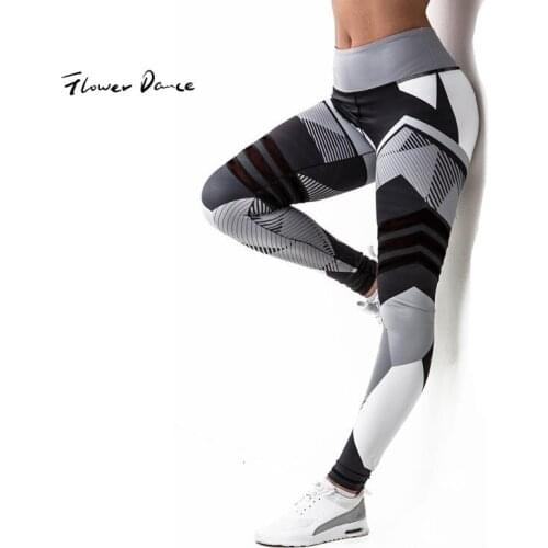 FlowerDance Fitness Running Yoga Pants Sport Leggings Seamless Romantic Printed Energy Women Leggings
