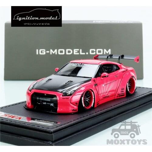 IG 1:43 LBWK LB-WORKS Nissan GTR R35 Pink Metallic