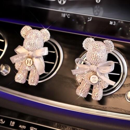 Bear Car Air Freshener Smell in the Car Styling Air Vent Perfume Parfum Flavoring for Auto Interior Accessorie Car Goods