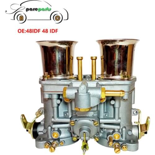 OEM 48IDF Carburetor Engine Carb with Chrome Air Horns For V W Volkswag en Bug Beetle WEBER EMPI 48 IDF Warranty One year