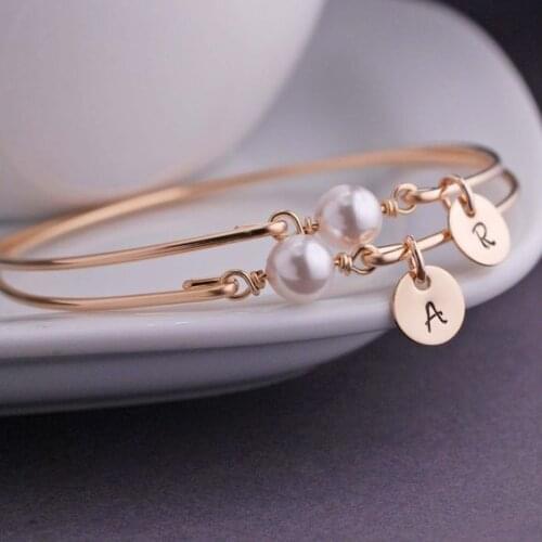 925 STERLING SILVER SINGLE İNCİLİ HARFLİ LADY IMPRINT