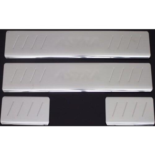 Fit For Opel Astra J Chrome Door Sill 4 Prç. Stainless Çelik2009-After Chrome Styling Moulding Trim Tunning Modified Designed