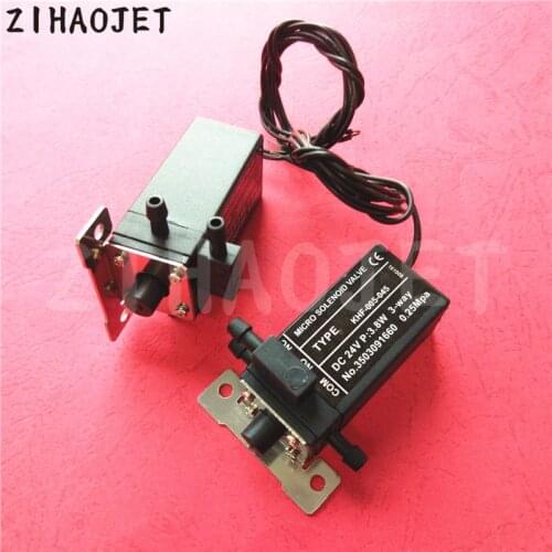UV solvent printer Gongzheng Starfire 1024 printhead solenoid valve 24V DC 3.8W KHF-005-045 Witcolor Flora solenoid valve 1pc 4X
