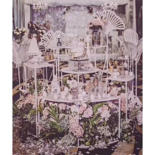 Wedding props, supplies, stage decoration, wedding reception area, dessert and gift table decoration, cake rack