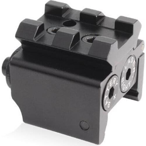 Tactical Compact Mini Red Dot Laser for Pistol Dual 20mm Weaver Rail Mount
