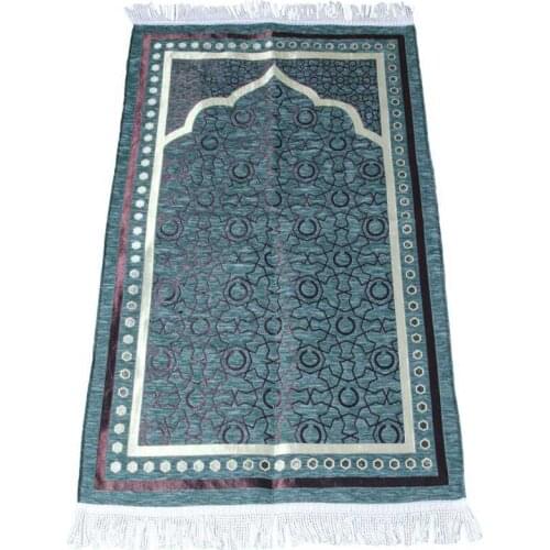 S Chenille 02 Green Prayer Rug