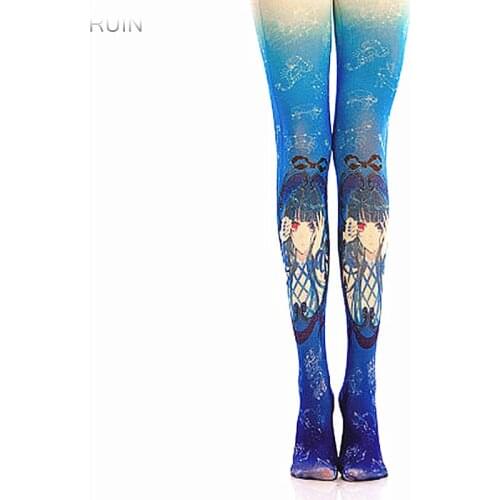 RUIN 2017 WINTER 16 WOMENS TIGHTS Classic geometric pattern pantyhose GIRL TIGHTS