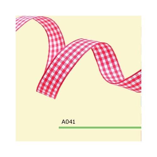 1-1/2" inch 38mm Lattice Checked Ribbon For Gift Packing