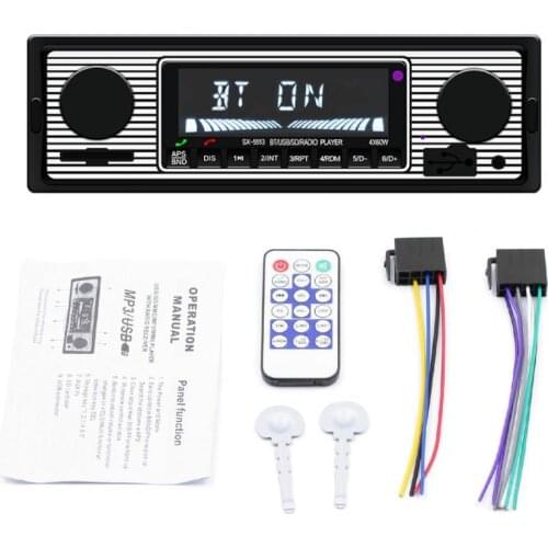 18.8cmx5.8cmx6cm 5513 1 Din Bluetooth 4.0 USB2.0 FM Radio AUX Input Remote Control Car MP3 Player Car Accessories