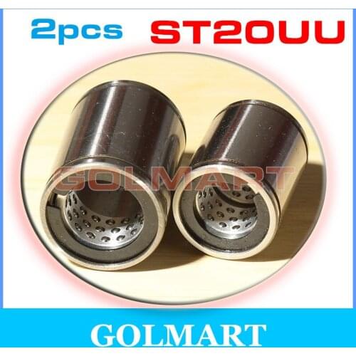 2pcs ST20UU 20x32x45mm linear ball bearing Kugellager Linearlager Bush bushing