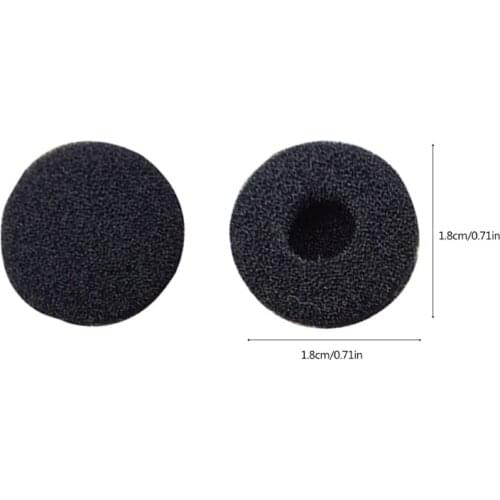 20Pcs 18mm Soft Foam Sponge Earphones Cover Replacement Earbud Covers For MX375 Q81F
