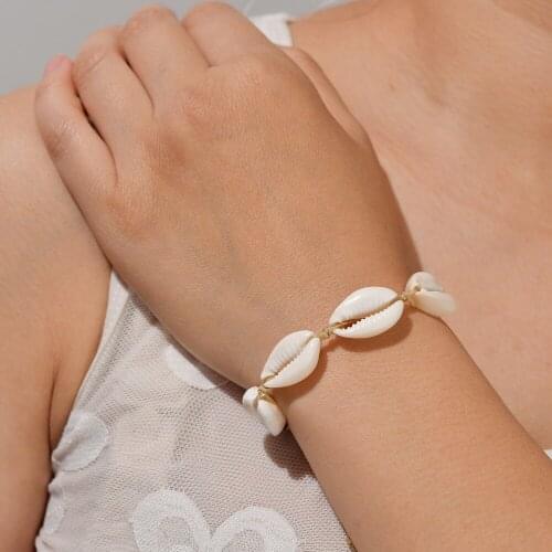 2019 Fashion Ins Bohemian Bracelet Women Simple Seashell Bracelet Fashion New Natural handmade Accessories Indian Jewelry