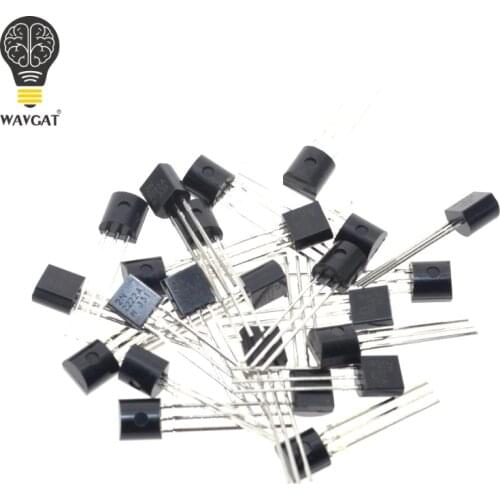 2N2222A Free shipping 100pcs in-line triode transistor NPN switching transistors TO-92 0.6A 30V NPN 2N2222