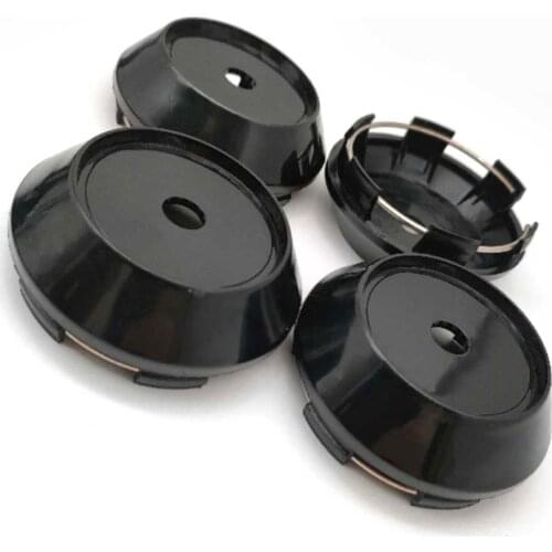4pcs Wheel Center Cap 68 Mm/62 (64) Mm Accessories Black Center Hub Cover Hub Car